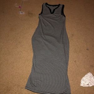 Long stripped sundress